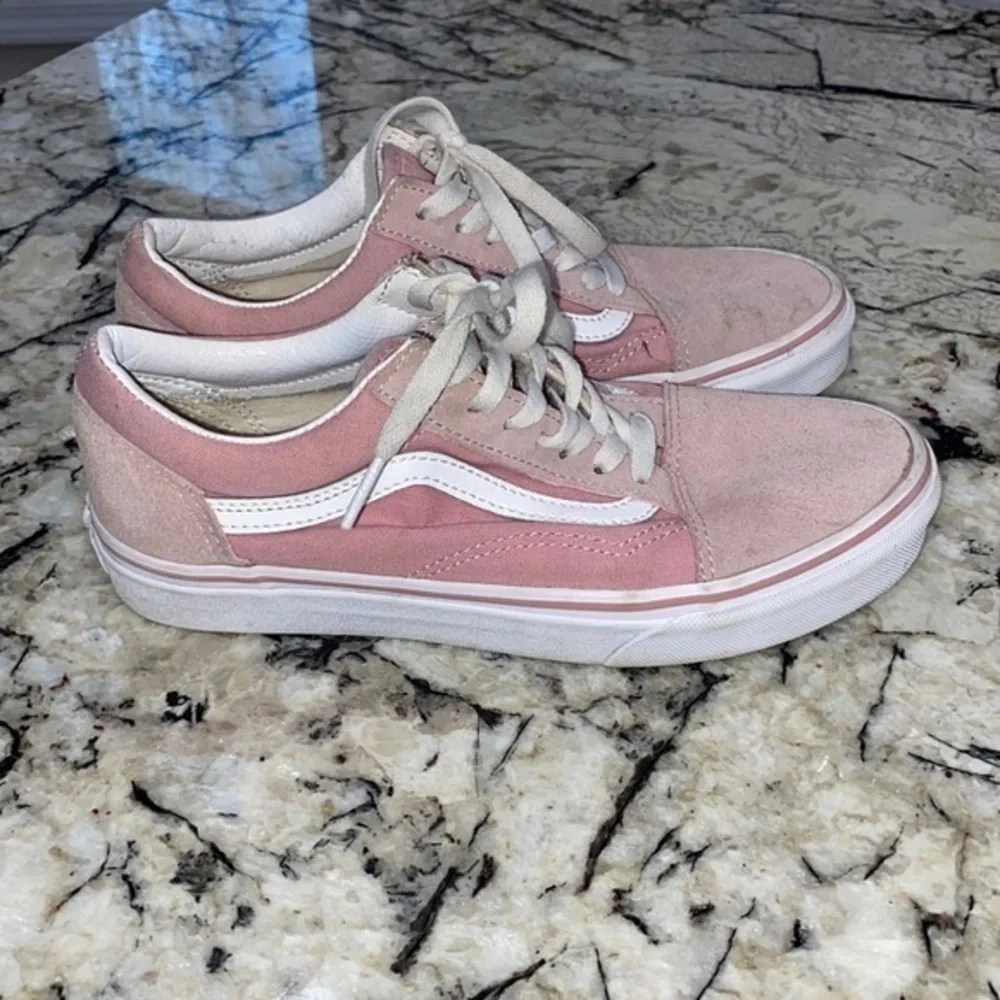 Pink Old Skool Vans- women’s size‎ 7